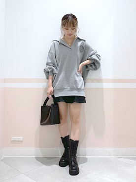 「へザー」｜「アイテム（ブーツ）」を使った、kaeさん（レディース・153cm）の秋コーディネート