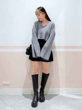 「へザー」｜kaeさん（レディース・153cm）の秋コーディネート