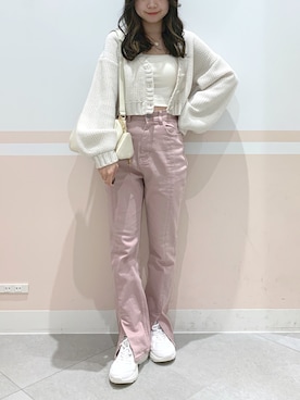 「へザー」｜「アイテム（キャミソール）」を使った、kaeさん（レディース・153cm）の春コーディネート