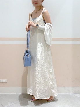 「へザー」｜「アイテム（ワンピース/ドレス）」を使った、kaeさん（レディース・153cm）の夏コーディネート