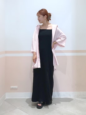 「へザー」｜「アイテム（ワンピース/ドレス）」を使った、kaeさん（レディース・153cm）の夏コーディネート