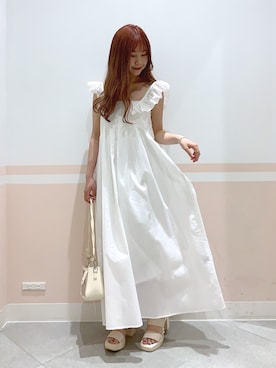 「へザー」｜「アイテム（ワンピース/ドレス）」を使った、kaeさん（レディース・153cm）の夏コーディネート