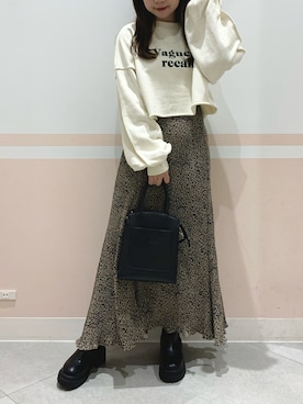 「へザー」｜「アイテム（スウェット）」を使った、kaeさん（レディース・153cm）の秋コーディネート