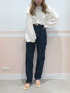 「へザー」｜「アイテム（その他）」を使った、kaeさん（レディース・153cm）の春コーディネート