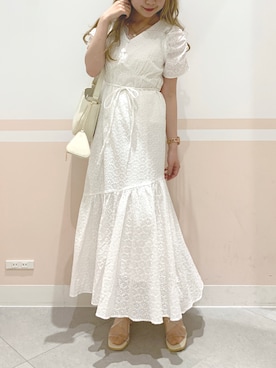 「へザー」｜「アイテム（ワンピース/ドレス）」を使った、kaeさん（レディース・153cm）の春コーディネート