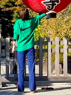 「アイテム（スリッポン）」を使った、えみ☺︎☆さん（レディース・172cm）の秋コーディネート