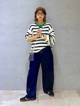 「LEPSIM」｜「アイテム（PC・スマホグッズ/家電）」を使った、miwataraさん（レディース・156cm）の秋コーディネート