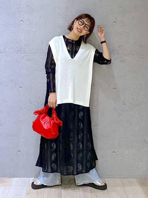 LEPSIM｜7ゲージペーパーヤーンベスト | Rakuten Fashion(楽天