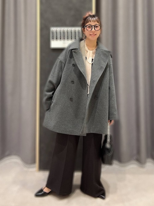 セール】ウーリーダブルミドルコート 498550（その他アウター