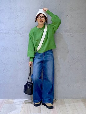 「アイテム（スマホグッズ）」を使った、miwataraさん（レディース・156cm・30代）の秋コーディネート
