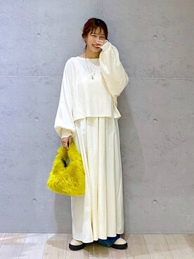 「アイテム（ワンピース/ドレス）」を使った、miwataraさん（レディース・156cm・30代）の夏コーディネート