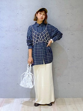 「アイテム（帽子）」を使った、miwataraさん（レディース・156cm・30代）の秋コーディネート