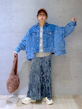 「アイテム（帽子）」を使った、miwataraさん（レディース・156cm・30代）の秋コーディネート