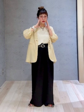 「アイテム（キーホルダー）」を使った、miwataraさん（レディース・156cm・30代）の夏コーディネート