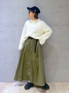 「アイテム（その他シューズ）」を使った、miwataraさん（レディース・156cm・30代）の冬コーディネート