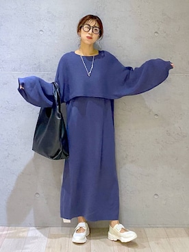 「アイテム（ワンピース/ドレス）」を使った、miwataraさん（レディース・156cm・30代）の夏コーディネート