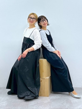 「アイテム（ワンピース/ドレス）」を使った、miwataraさん（レディース・156cm・30代）の春コーディネート