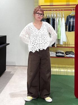 「LEPSIM（レプシィム）のアイテム」を使った、miwataraさん（レディース・156cm）の春コーディネート
