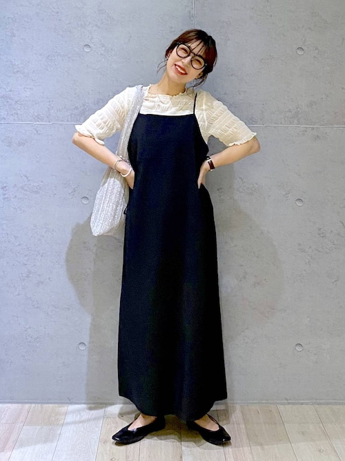 シャーリング5分袖プルオーバー 114634（Tシャツ/カットソー
