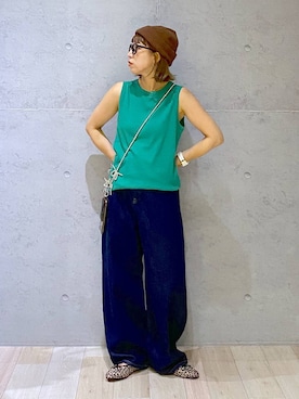 「LEPSIM」｜「アイテム（PC・スマホグッズ/家電）」を使った、miwataraさん（レディース・156cm）の秋コーディネート