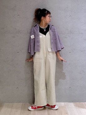 「アイテム（シャツ/ブラウス）」を使った、miwataraさん（レディース・156cm・30代）の夏コーディネート