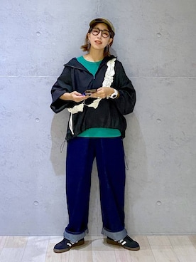 「アイテム（帽子）」を使った、miwataraさん（レディース・156cm・30代）の秋コーディネート