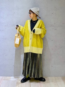 「アイテム（帽子）」を使った、miwataraさん（レディース・156cm・30代）の秋コーディネート