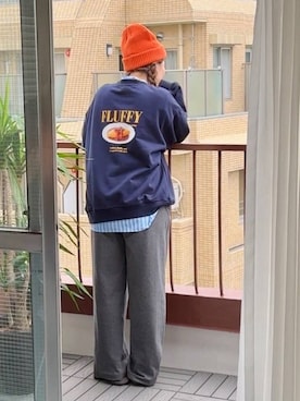 「アイテム（ニットキャップ/ビーニー）」を使った、miwataraさん（レディース・156cm・30代）の秋コーディネート