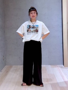 「アイテム（キーホルダー）」を使った、miwataraさん（レディース・156cm・30代）の夏コーディネート