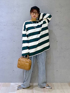 「アイテム（帽子）」を使った、miwataraさん（レディース・156cm・30代）の夏コーディネート