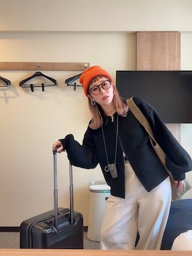 「アイテム（ブルゾン）」を使った、miwataraさん（レディース・156cm・30代）の秋コーディネート