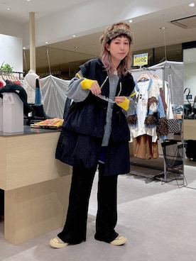 「LEPSIM」｜miwataraさん（レディース・156cm）の秋コーディネート