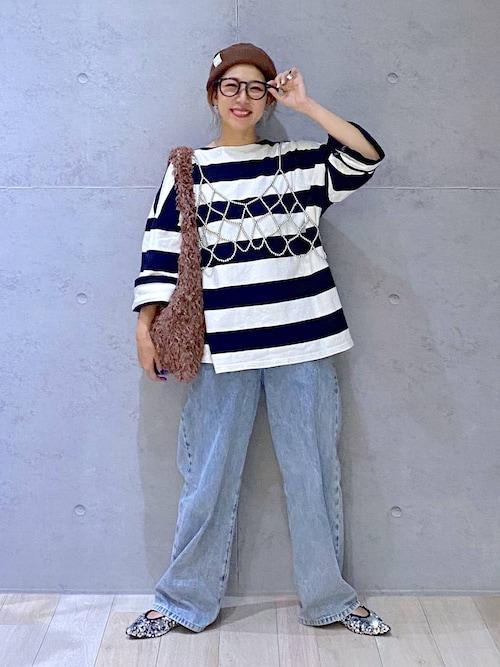 8蓮　様 LEPSIM ショルダーバッグ バッグ フェイクフェザーフリンジ