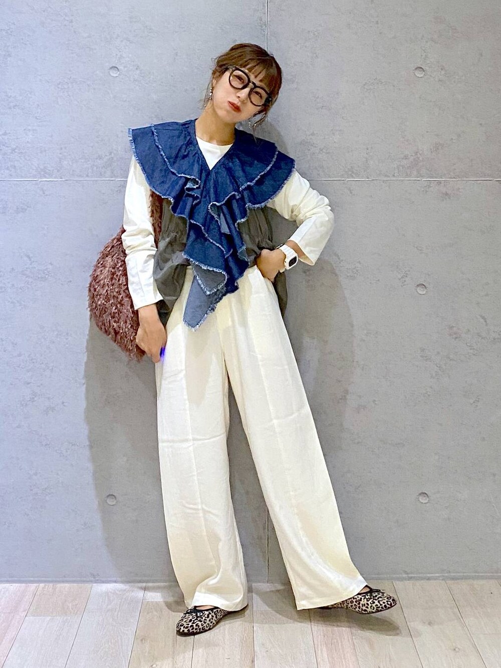 2Pデニムブラウス 139256を使った人気ファッションコーディネート - WEAR