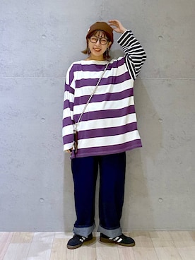 「LEPSIM」｜「アイテム（PC・スマホグッズ/家電）」を使った、miwataraさん（レディース・156cm）の秋コーディネート