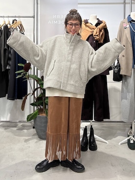 「アイテム（レッグウェア）」を使った、miwataraさん（レディース・156cm・30代）の秋コーディネート