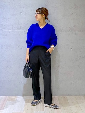 「LEPSIM」｜miwataraさん（レディース・156cm）の秋コーディネート