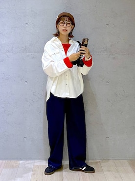「LEPSIM」｜「アイテム（PC・スマホグッズ/家電）」を使った、miwataraさん（レディース・156cm）の秋コーディネート