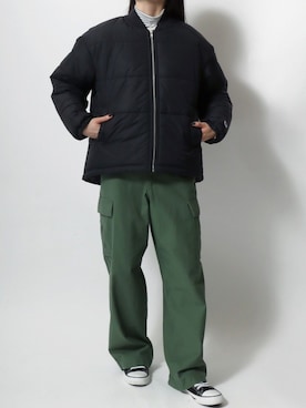 「Champion（チャンピオン）のアイテム（ジャケット/アウター）」を使った、MARUKAWA【Official】さん（レディース・158cm）の冬コーディネート
