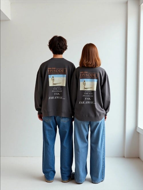 セール】2025AW STAR WARS/スターウォーズ オーバーサイズ 裏起毛