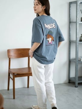 「Disney（ディズニー）のアイテム」を使った、MARUKAWA【Official】さん（レディース・160cm）の夏コーディネート