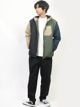 「Jungle Storm（ジャングルストーム）のアイテム（パンツ）」を使った、MARUKAWA【Official】さん（メンズ・178cm）の冬コーディネート