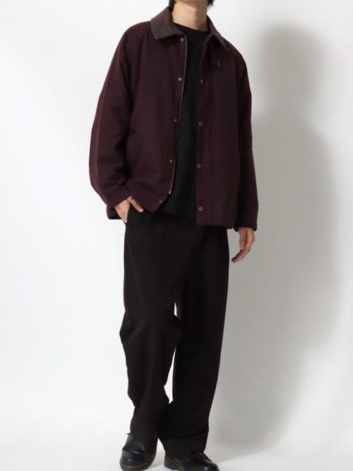 セール】2025AW LYLE&SCOTT/ライル＆スコット ウールライク 襟