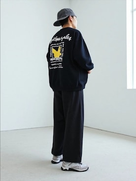 「アイテム（スウェット）」を使った、MARUKAWA【Official】さん（メンズ・175cm）の秋コーディネート