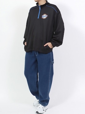 「CONVERSE（コンバース）のアイテム（スウェット）」を使った、MARUKAWA【Official】さん（メンズ・178cm）の冬コーディネート