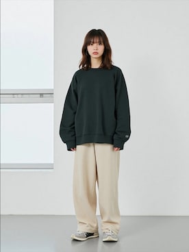 「DISCUS（ディスカス）のアイテム」を使った、MARUKAWA【Official】さん（レディース・159cm）の冬コーディネート