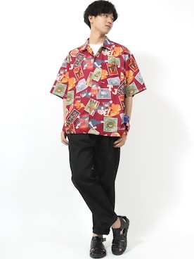 「Jungle Storm（ジャングルストーム）のアイテム（パンツ）」を使った、MARUKAWA【Official】さん（メンズ・180cm）の春コーディネート