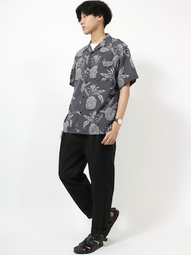 「Jungle Storm（ジャングルストーム）のアイテム（パンツ）」を使った、MARUKAWA【Official】さん（メンズ・180cm）の夏コーディネート