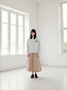 「アイテム（スウェット）」を使った、MARUKAWA【Official】さん（レディース・158cm）の秋コーディネート