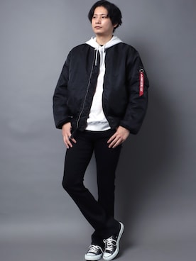 「Jungle Storm（ジャングルストーム）のアイテム（パンツ）」を使った、MARUKAWA【Official】さん（メンズ・180cm）の秋コーディネート